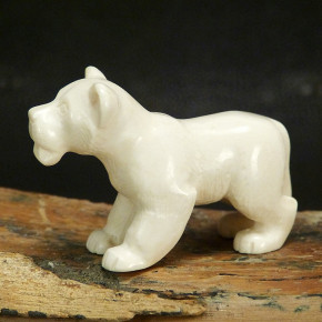 junger Löwe aus hellem Mammut