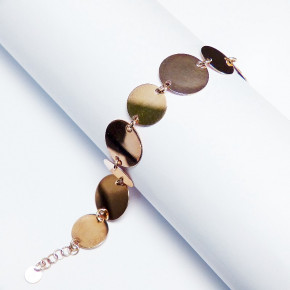 Silberarmband rosèvergoldet