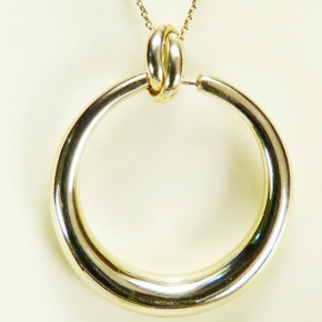 Anhänger Creole Silber 925/- vergoldet