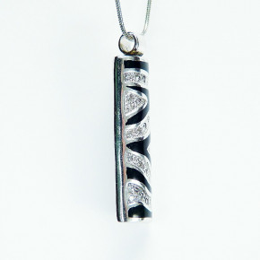 Silberanhänger mit Zirkonia und Emaille