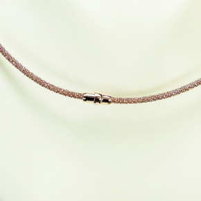 Collier/Halsreif Silber rosèvergoldet