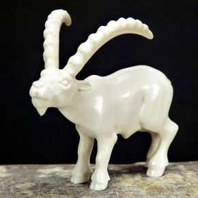 Steinbock groß aus Mammut-Elfenbein