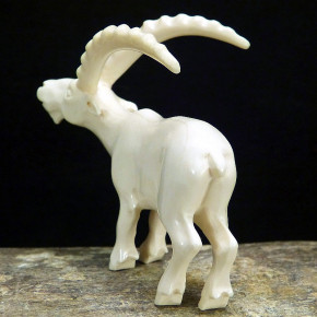 Steinbock groß aus Mammut-Elfenbein