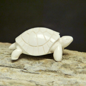Schildkröte aus hellem Mammut-Elfenbein