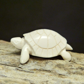 Schildkröte aus hellem Mammut-Elfenbein