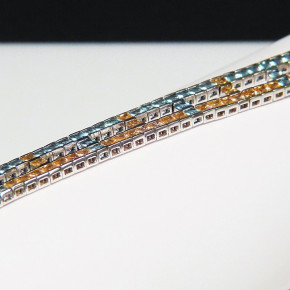 edles Silberarmband mit Zirkonia