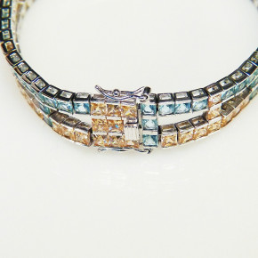 edles Silberarmband mit Zirkonia