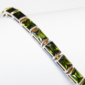 Silberarmband mit Zirkonia