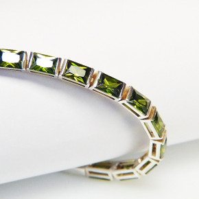 Silberarmband mit Zirkonia