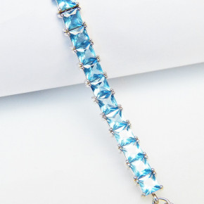 Silberarmband mit Zirkonia