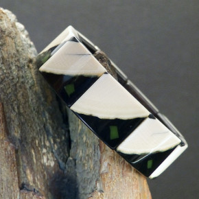 Mammut-Armband mit Jade