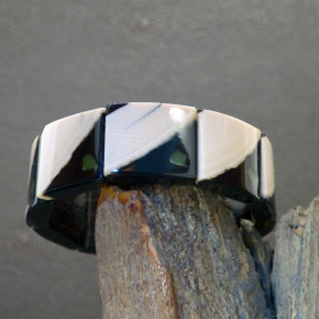 Mammut-Armband mit Jade