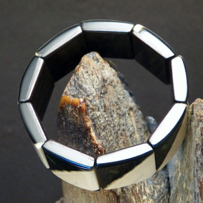 Mammut-Armband mit Jade