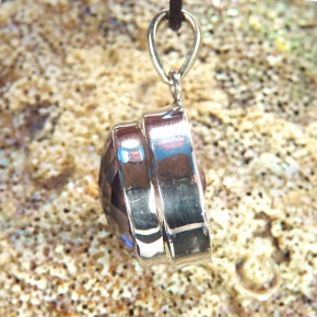 fein facettierter Amethyst in Silber 925/-