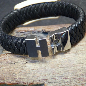 breites Armband mit toller Mammutrinde