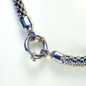 Silbercollier mit Swarovski-Perle