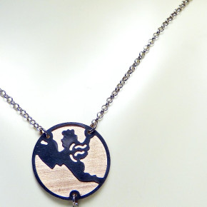 moderne Kette mit Rosèvergoldung