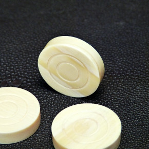 Dame-/Mühle/- Backgammon Spielstein aus Mammut