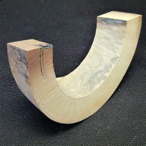 Mammut-Bogensegment braun ca. 86 x 48 x 15 mm