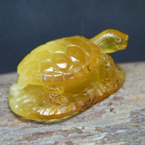Schildkröte aus Naturbernstein