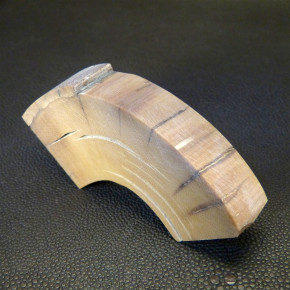 Mammut-Abschnitt braun ca. 89x31x17mm