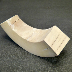 Mammut-Bogenabschnitt braun ca. 108x22-35x24mm