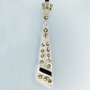 Ohrhänger 925/- mit Markasit