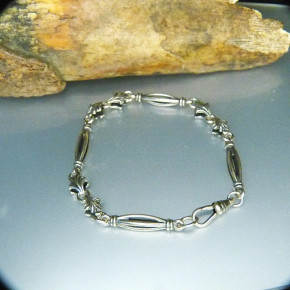 Silberarmband Antikfinish