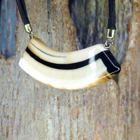 Mammut-Bogencollier cremefarben