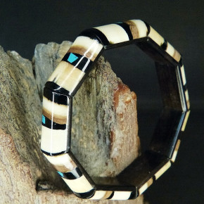 schmales Armband mit Türkis