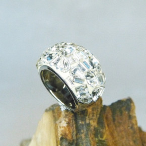 Silberring mit Zirkonia W 16,5