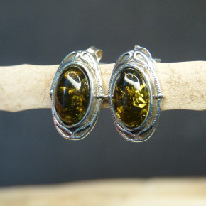 Bernsteinstecker Silber 925/-