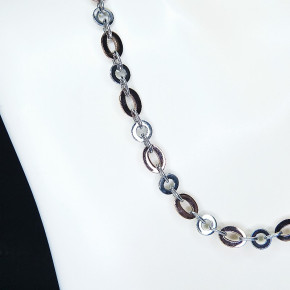 Collier/Kette Edelstahl rosévergoldet 47cm