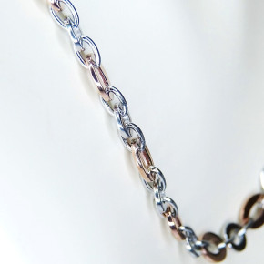 Collier/Kette Edelstahl rosévergoldet 47cm
