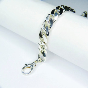 Panzerarmband Sterlingsilber 925/-