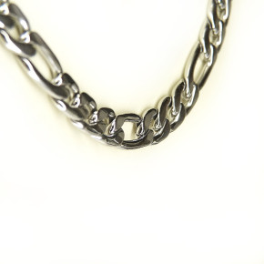 schwere Figarokette Edelstahl 60 cm