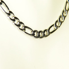 Figarokette Edelstahl 55cm