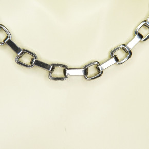 Gliederkette kantig Edelstahl 54cm