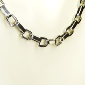 Gliederkette kantig Edelstahl 54cm