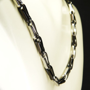 schwere Designkette Edelstahl 60cm