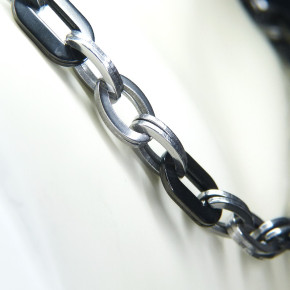 Designkette Edelstahl 53cm