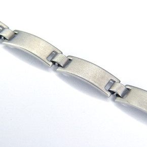 Edelstahl-Armband mattiert 19cm