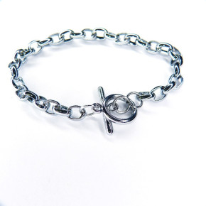 Edelstahl-Armband mit Knebelverschluss