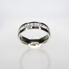 Memory-Ring Edelstahl Größe 50 (Ø ca. 15,9 mm)