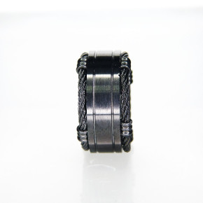Edelstahlring geschwärzt Größe 66 (Ø ca. 21 mm)