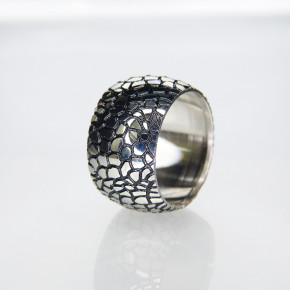Edelstahlring breit Größe 62 (Ø ca. 19,7 mm)