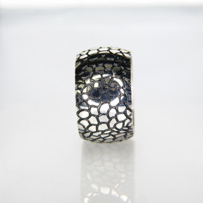 Edelstahlring breit Größe 62 (Ø ca. 19,7 mm)
