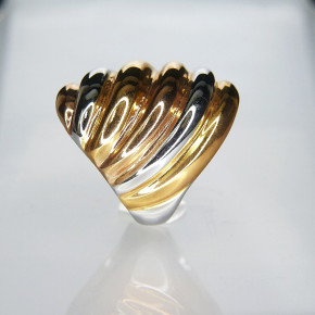 Edelstahlring Tricolor Größe 57 (Ø ca. 18,2 mm)