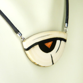 Mammut-Collier mit "Koralle"
