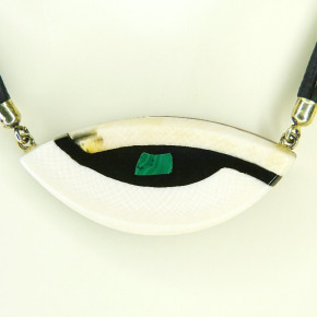 kleines Mammut-Collier mit Malachit